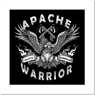 Apache Warrior Posters and Art